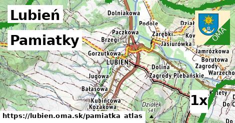 pamiatky v Lubień