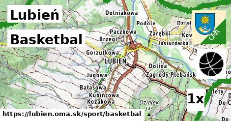 basketbal v Lubień