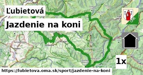 Jazdenie na koni, Ľubietová