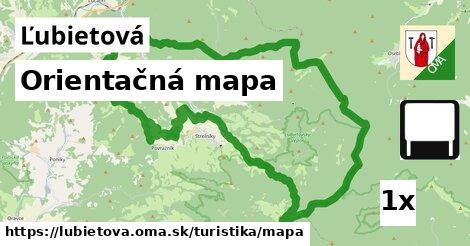 orientačná mapa v Ľubietová