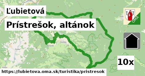 Prístrešok, altánok, Ľubietová