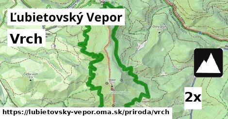 Vrch, Ľubietovský Vepor