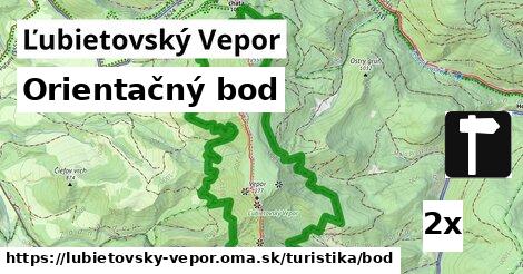 Orientačný bod, Ľubietovský Vepor