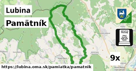 Pamätník, Lubina