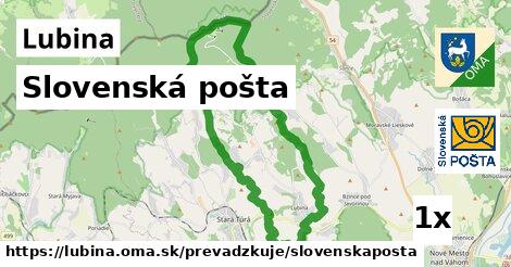 Slovenská pošta, Lubina