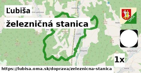 železničná stanica, Ľubiša