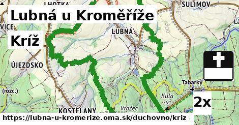 Kríž, Lubná u Kroměříže