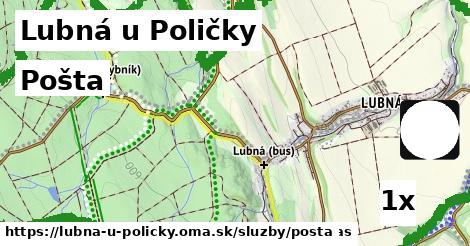 Pošta, Lubná u Poličky