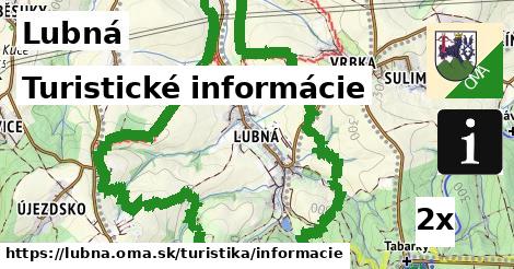 Turistické informácie, Lubná