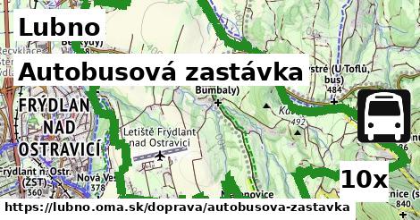 Autobusová zastávka, Lubno