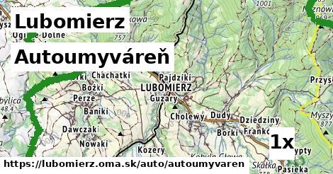 autoumyváreň v Lubomierz