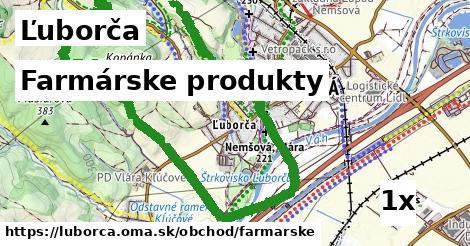 farmárske produkty v Ľuborča