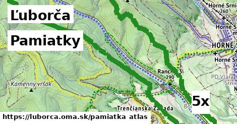 pamiatky v Ľuborča