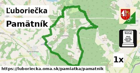 pamätník v Ľuboriečka