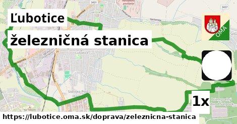 železničná stanica, Ľubotice