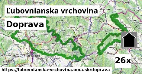 doprava v Ľubovnianska vrchovina