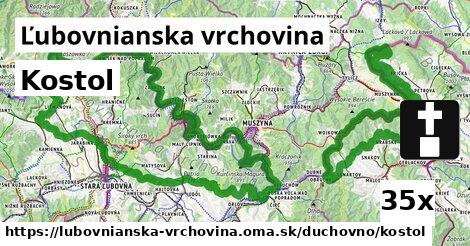 Kostol, Ľubovnianska vrchovina