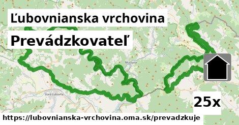 prevádzkovateľ v Ľubovnianska vrchovina