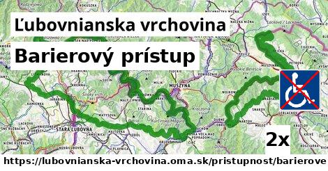 Barierový prístup, Ľubovnianska vrchovina