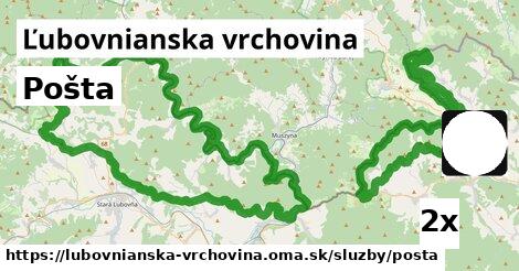 Pošta, Ľubovnianska vrchovina