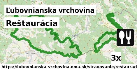 Reštaurácia, Ľubovnianska vrchovina