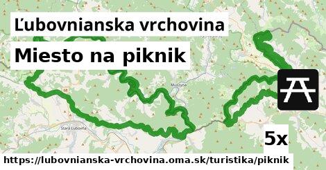 Miesto na piknik, Ľubovnianska vrchovina