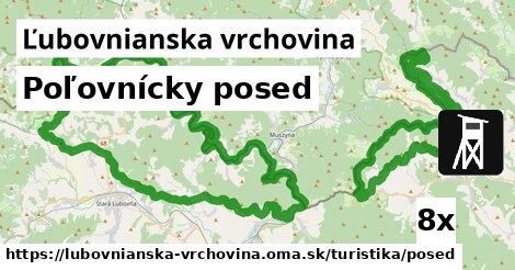 Poľovnícky posed, Ľubovnianska vrchovina