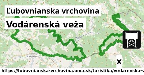 Vodárenská veža, Ľubovnianska vrchovina