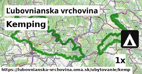 Kemping, Ľubovnianska vrchovina