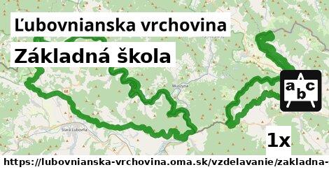 Základná škola, Ľubovnianska vrchovina