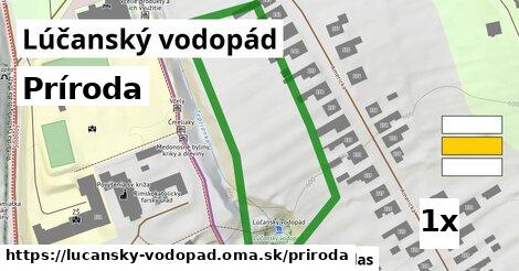 príroda v Lúčanský vodopád