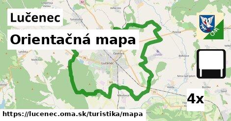 Orientačná mapa, Lučenec