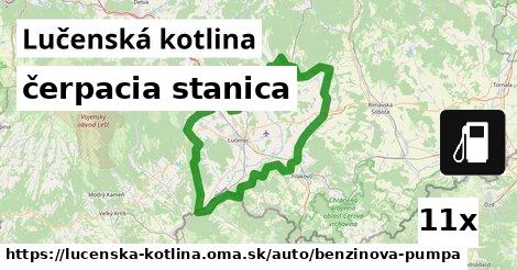 čerpacia stanica, Lučenská kotlina