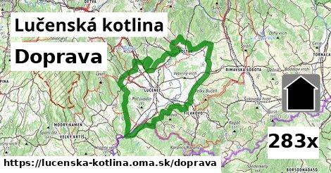 doprava v Lučenská kotlina