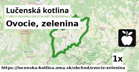 Ovocie, zelenina, Lučenská kotlina