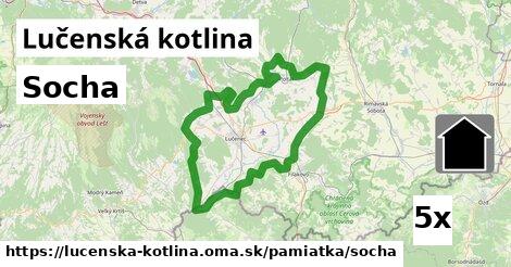 Socha, Lučenská kotlina