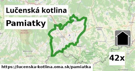 pamiatky v Lučenská kotlina