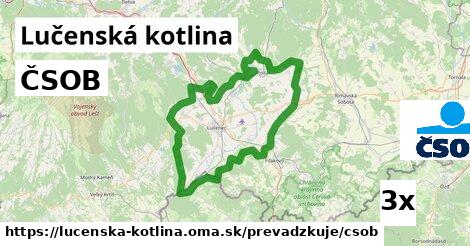 ČSOB, Lučenská kotlina