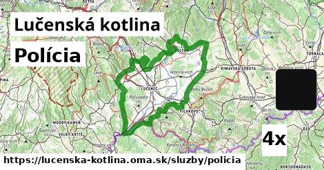 Polícia, Lučenská kotlina