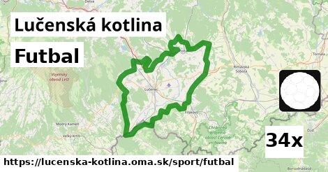 Futbal, Lučenská kotlina