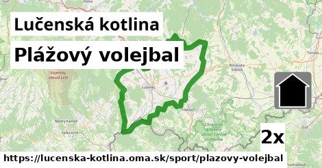 Plážový volejbal, Lučenská kotlina