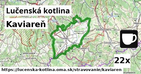 Kaviareň, Lučenská kotlina