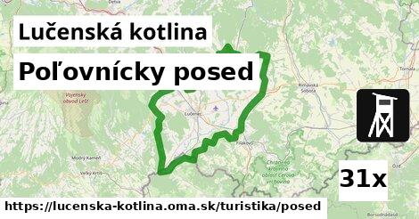 Poľovnícky posed, Lučenská kotlina