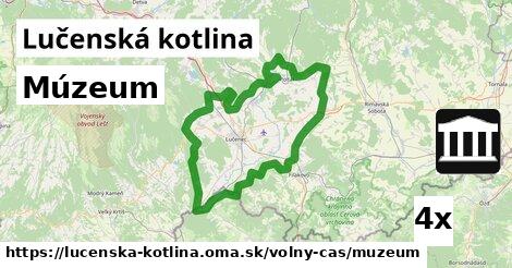 Múzeum, Lučenská kotlina