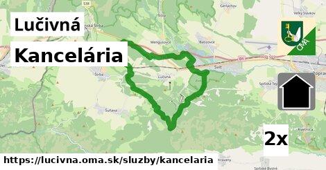 Kancelária, Lučivná