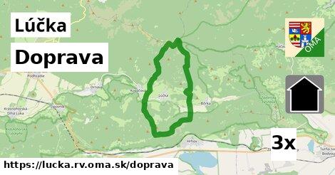 doprava v Lúčka, okres RV