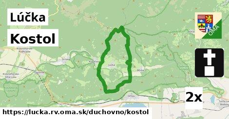 Kostol, Lúčka, okres RV