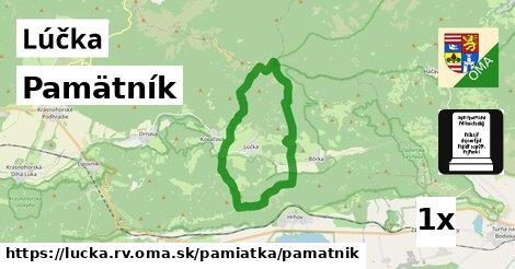 Pamätník, Lúčka, okres RV