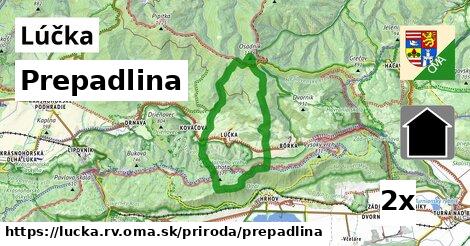 Prepadlina, Lúčka, okres RV
