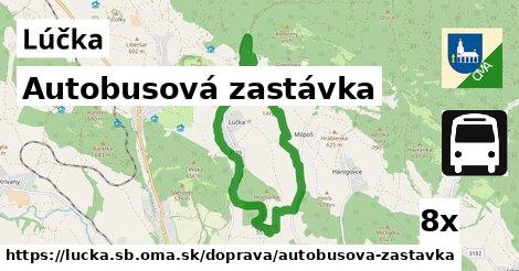 Autobusová zastávka, Lúčka, okres SB